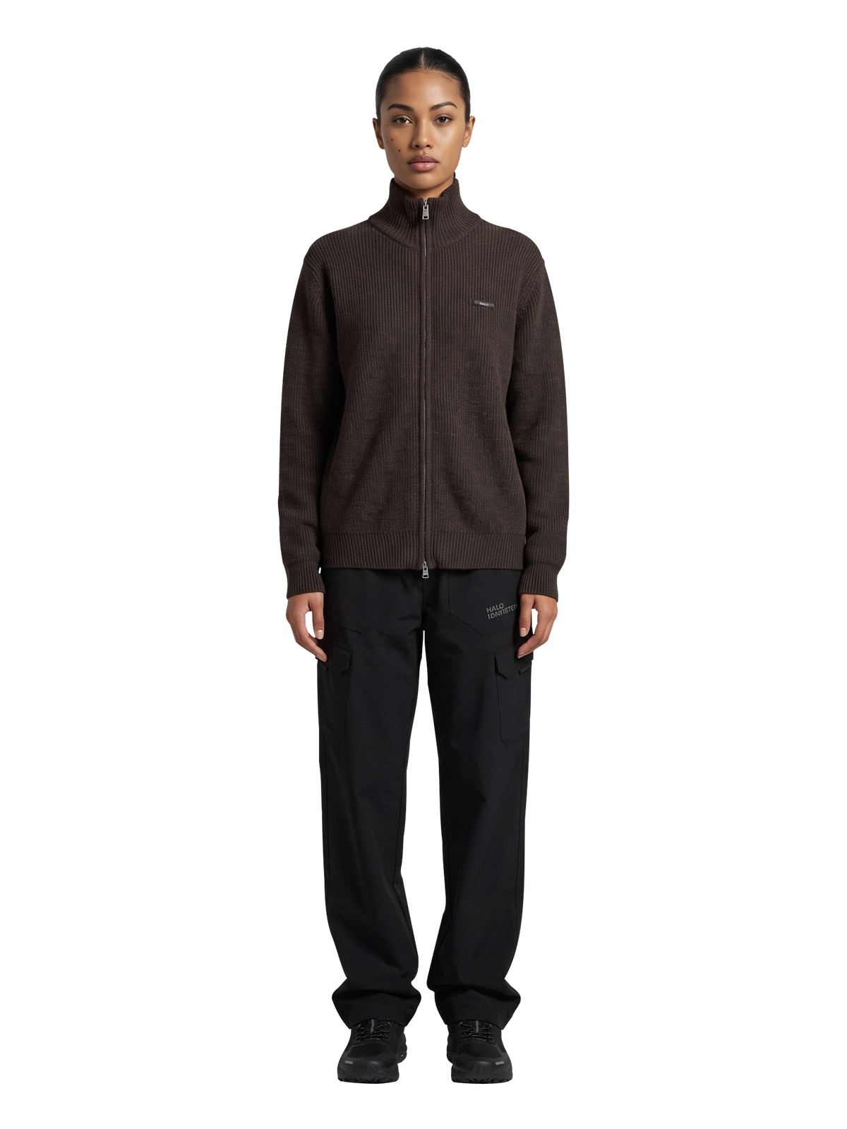 HALO UNIFORM FULL ZIP KNIT