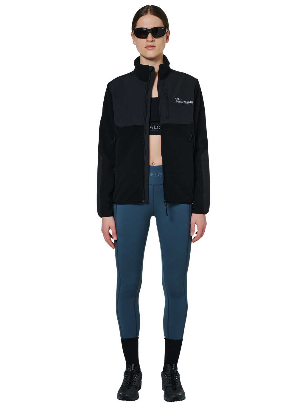 HALO BLOCKED ZIP FLEECE