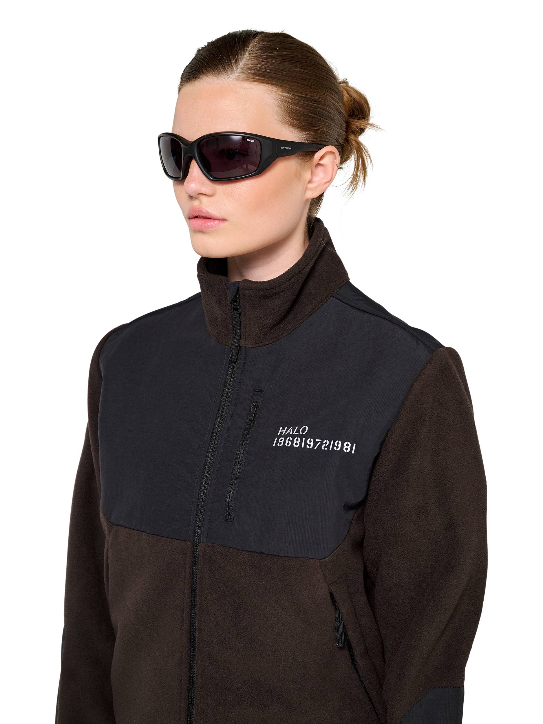 HALO BLOCKED ZIP FLEECE