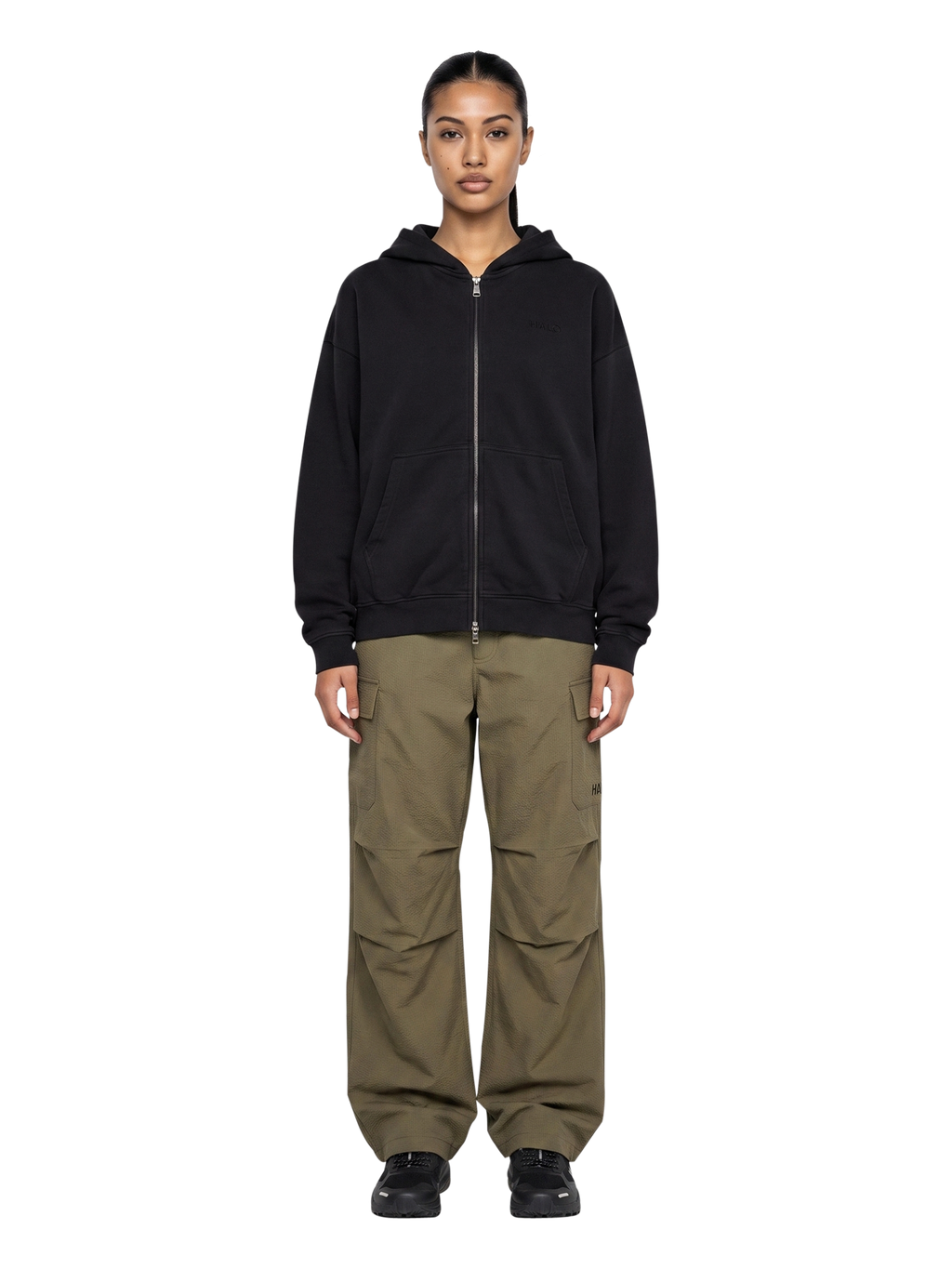 HALO LOGO FULL ZIP HOODIE