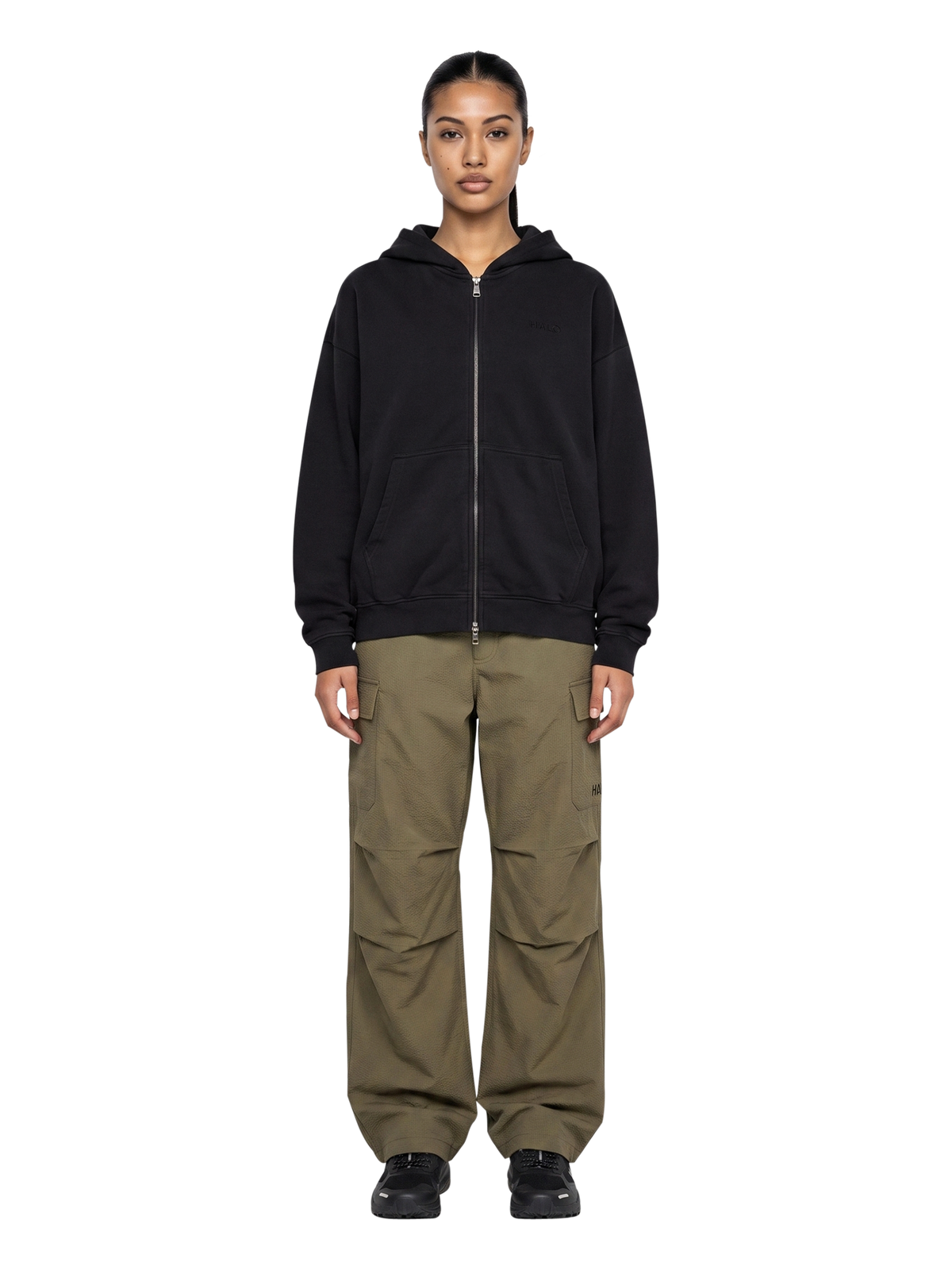 HALO LOGO FULL ZIP HOODIE