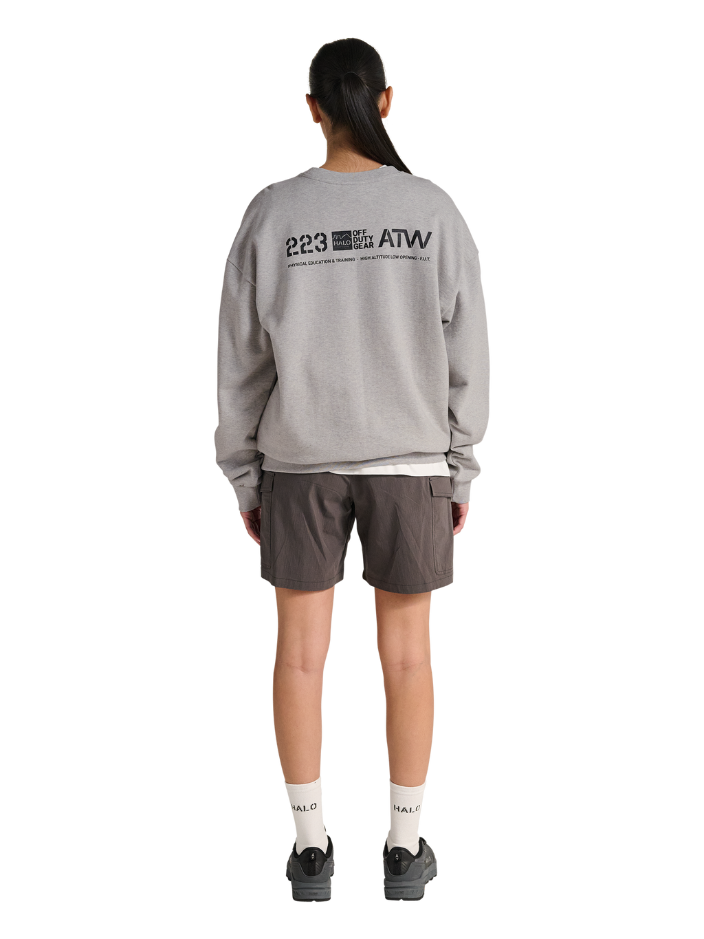 HALO GRAPHIC BOXY CREW