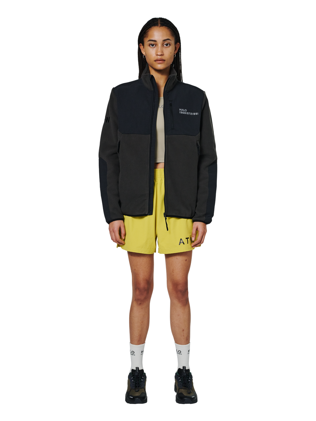 HALO BLOCKED ZIP FLEECE