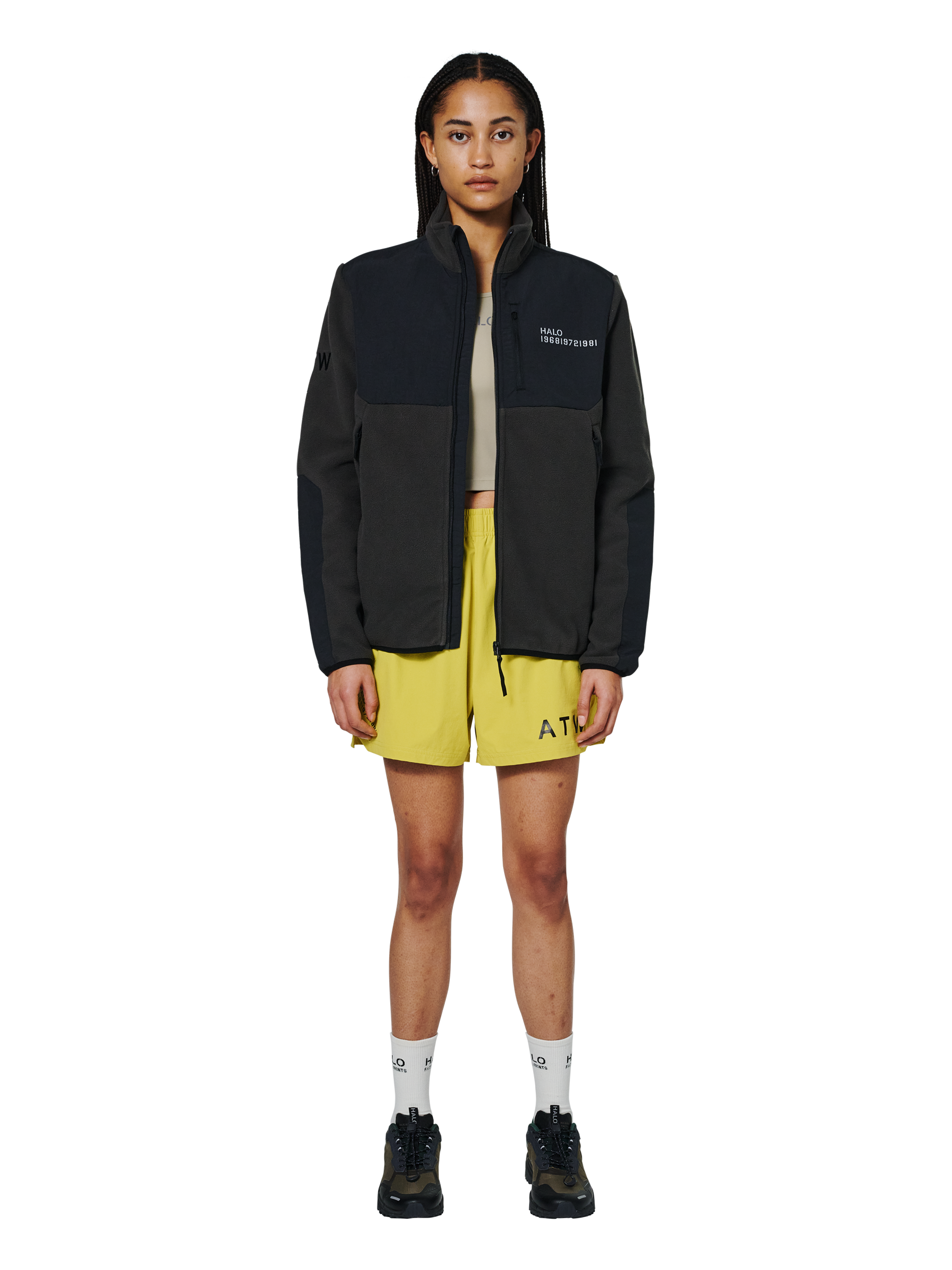 HALO BLOCKED ZIP FLEECE