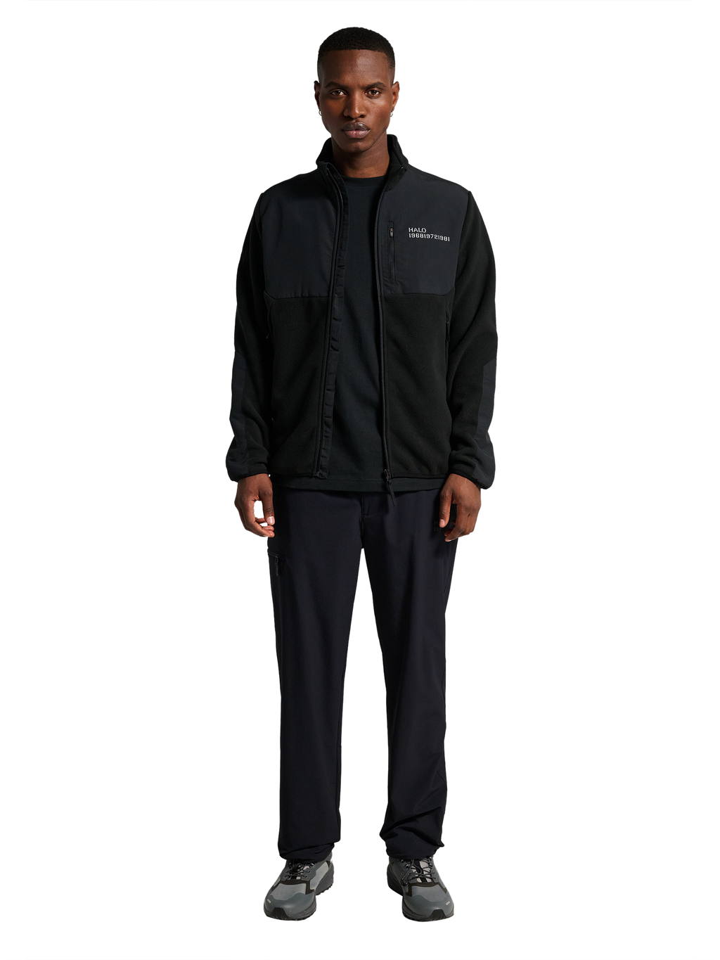 HALO BLOCKED ZIP FLEECE