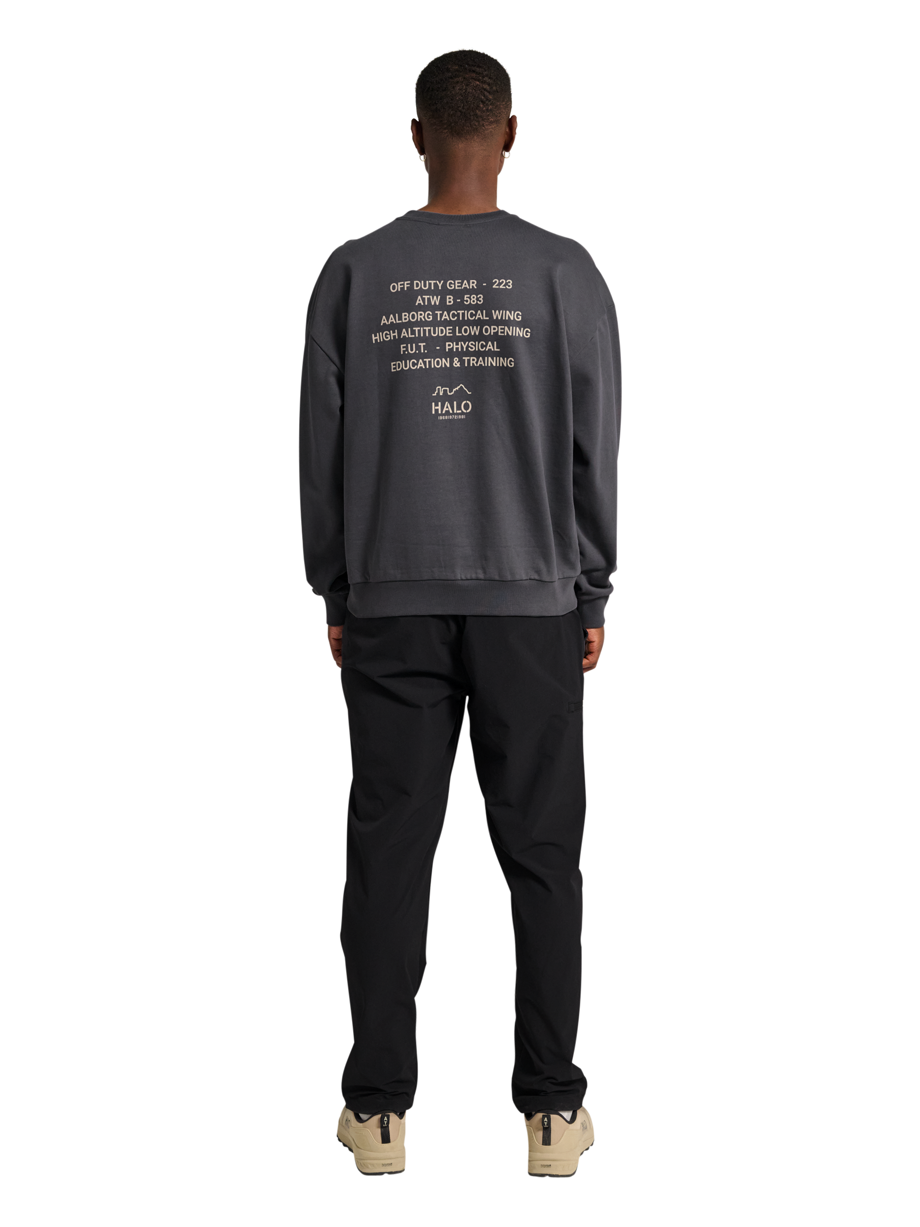 HALO GRAPHIC BOXY CREW