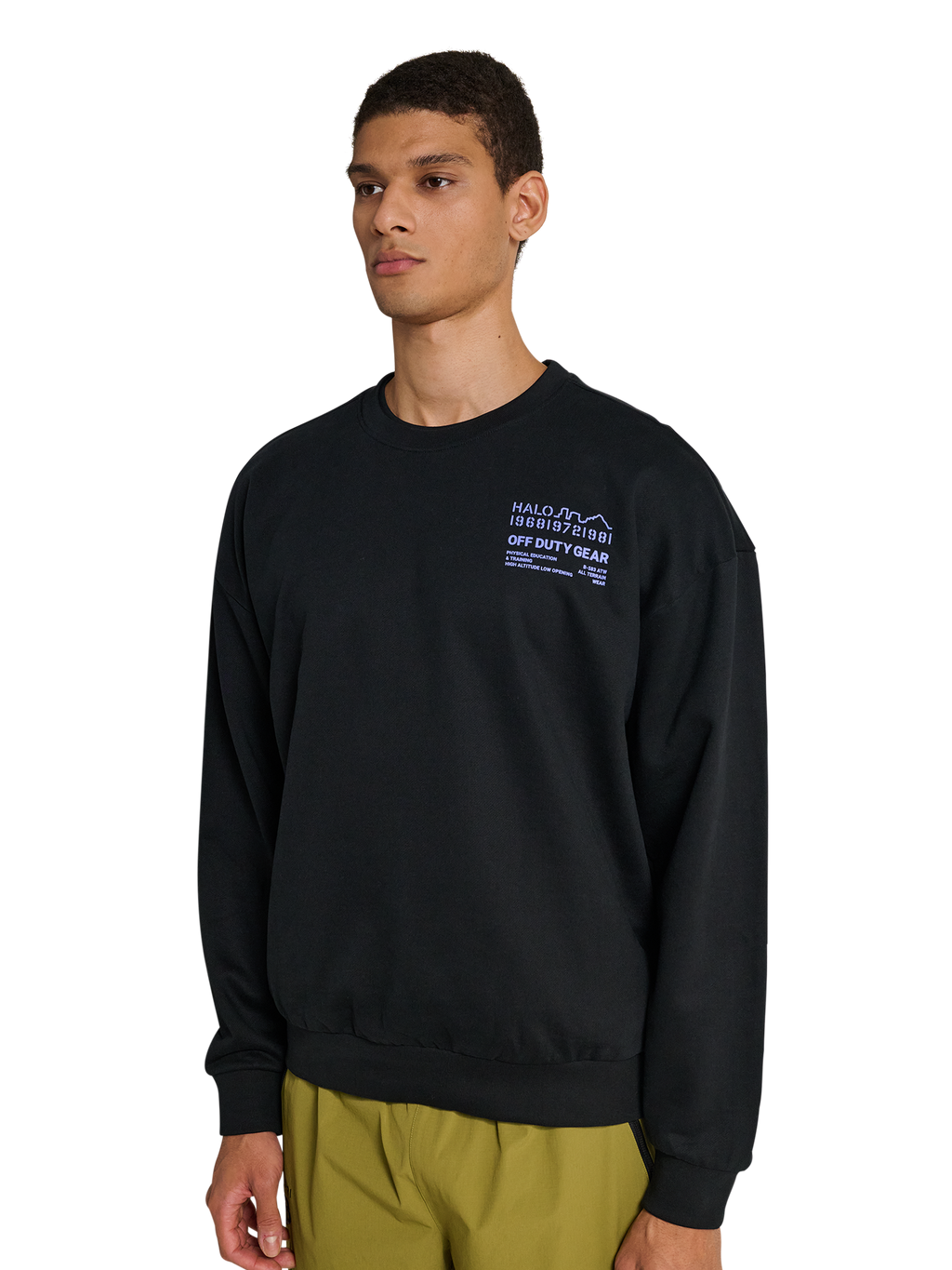 HALO GRAPHIC BOXY CREW