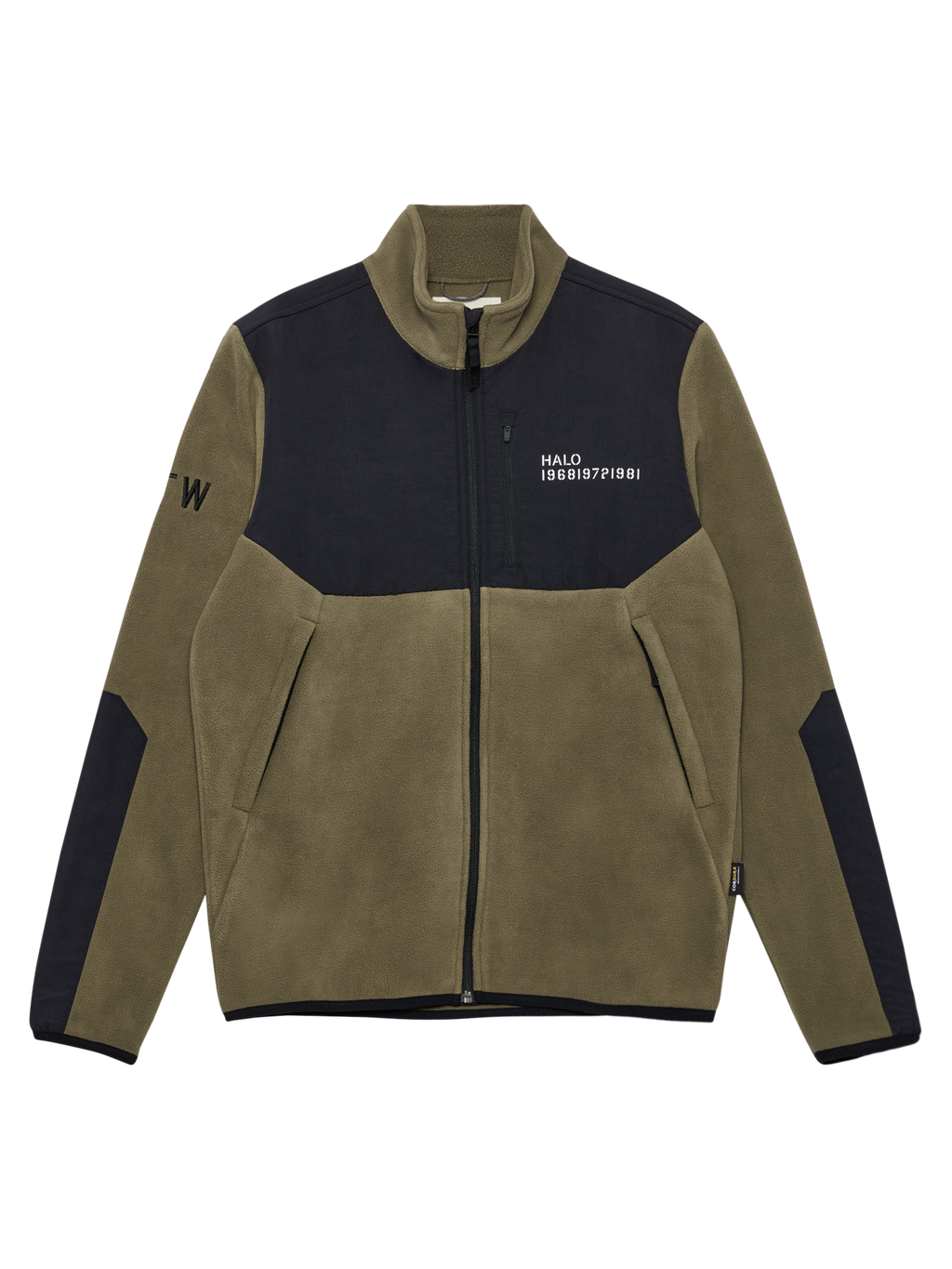 HALO BLOCKED ZIP FLEECE