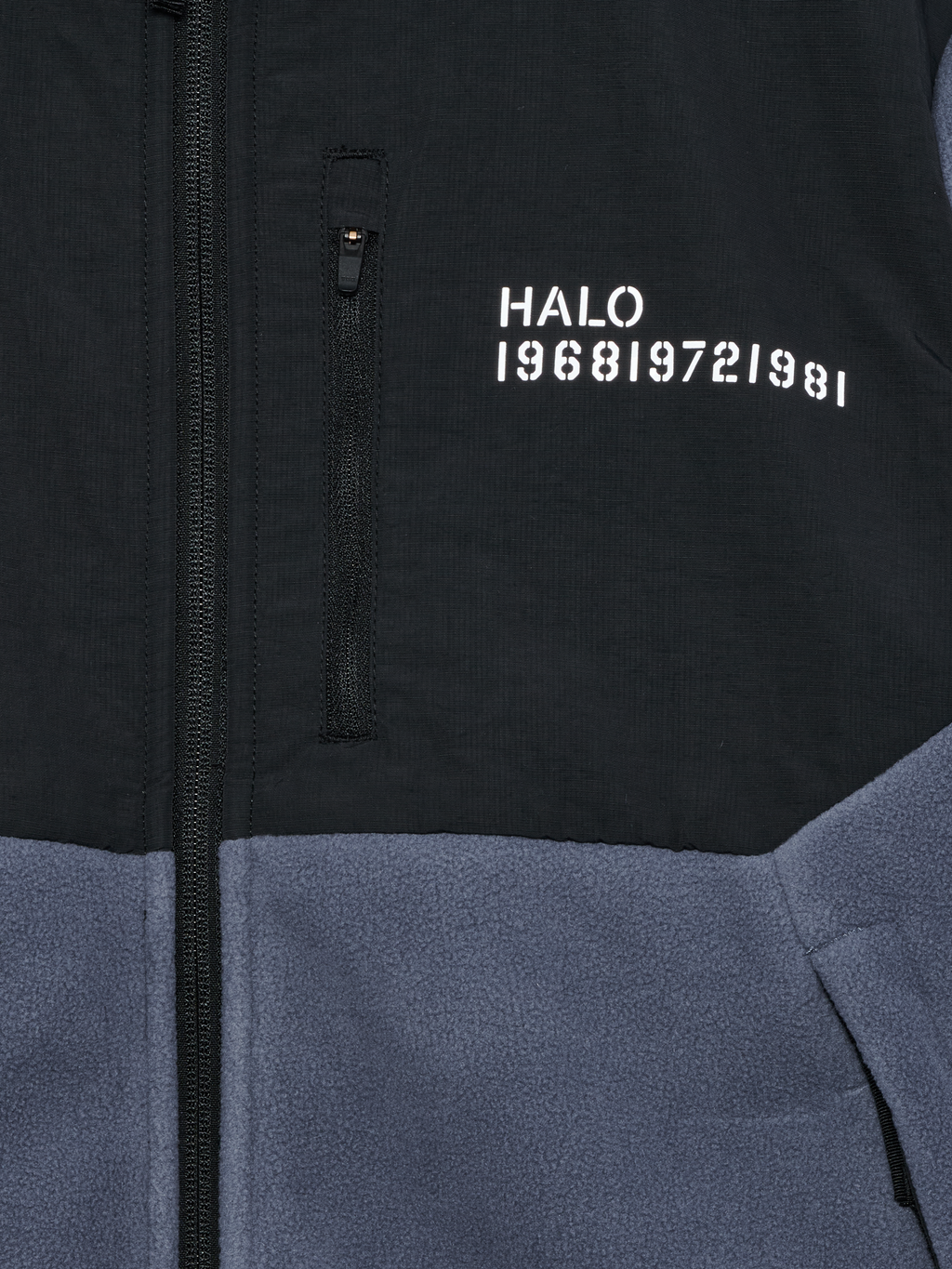 HALO BLOCKED ZIP FLEECE
