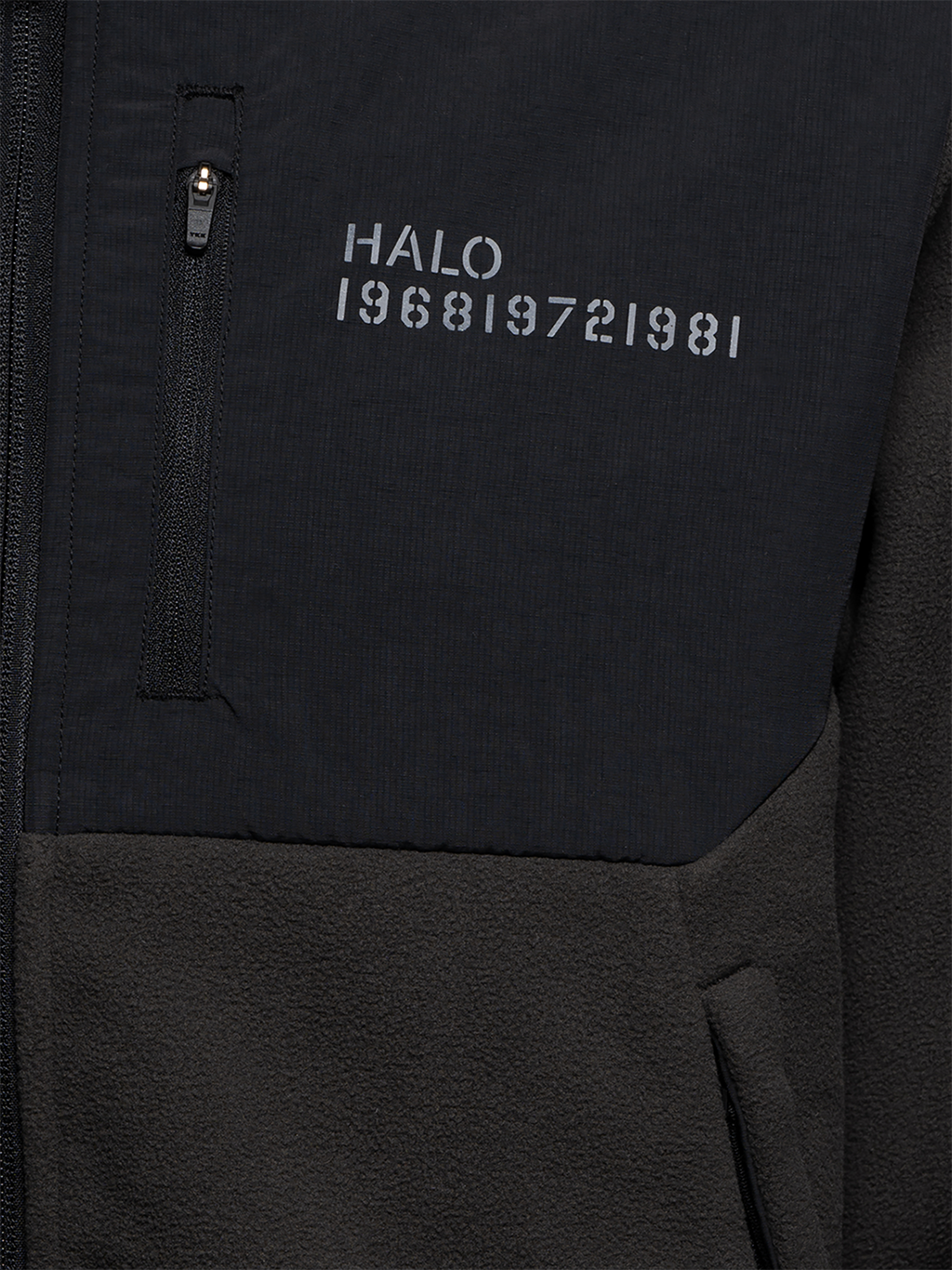 HALO BLOCKED ZIP FLEECE