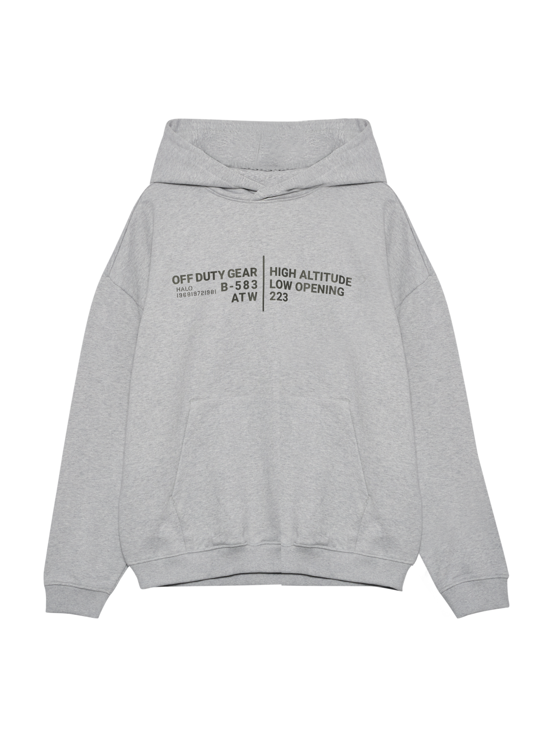 HALO GRAPHIC BOXY HOODIE
