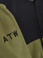 HALO BLOCKED ZIP FLEECE