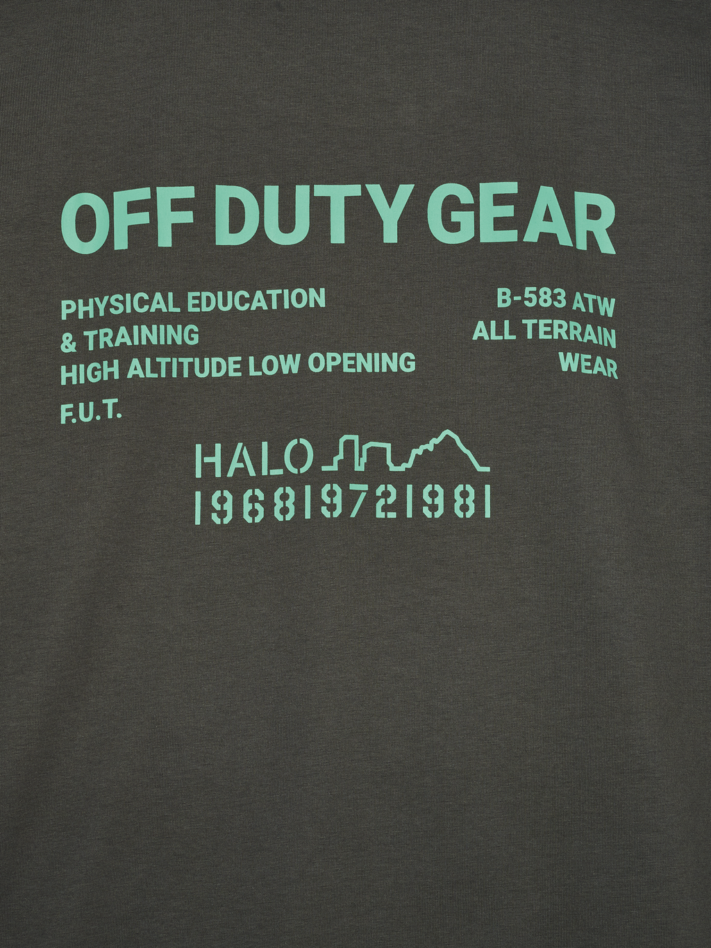 HALO GRAPHIC BOXY T-SHIRT