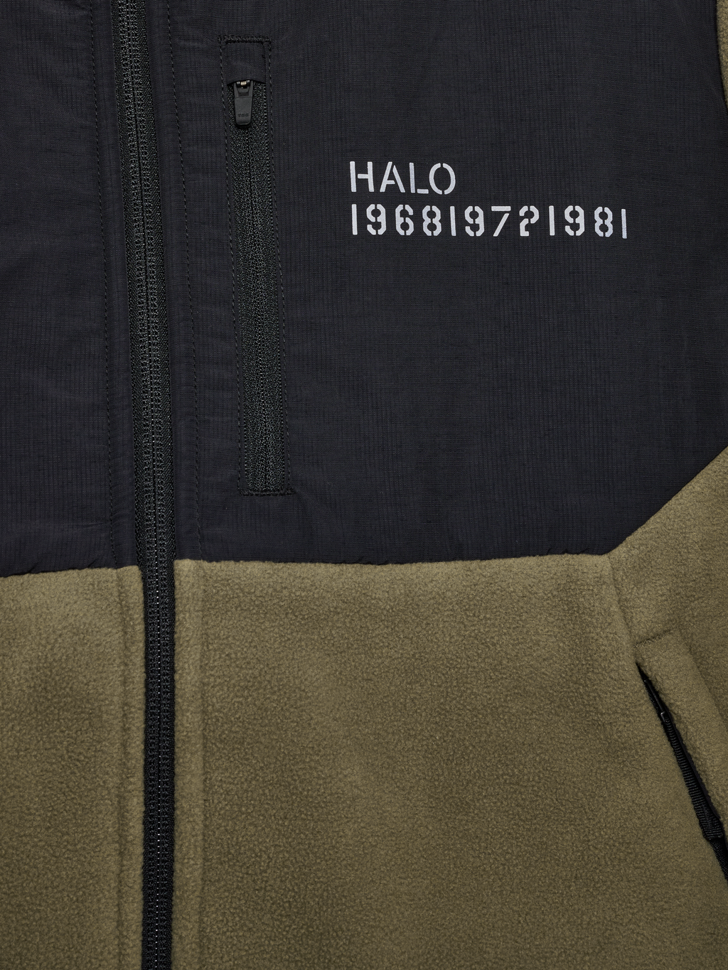 HALO BLOCKED ZIP FLEECE