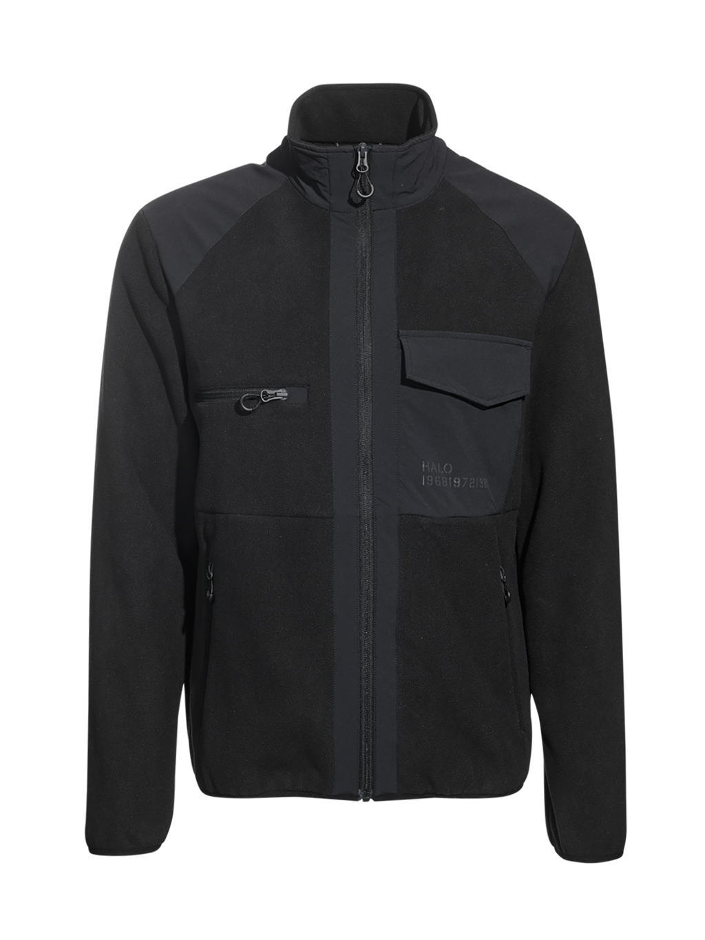HALO PANELED FLEECE JACKET