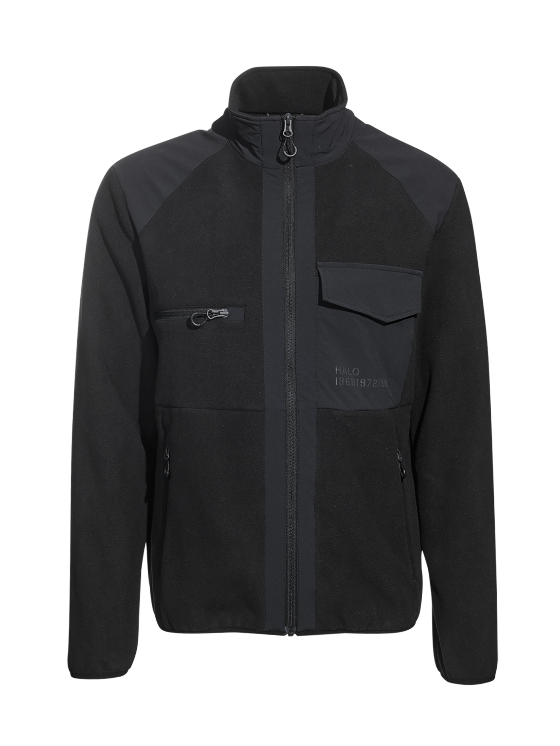HALO PANELED FLEECE JACKET