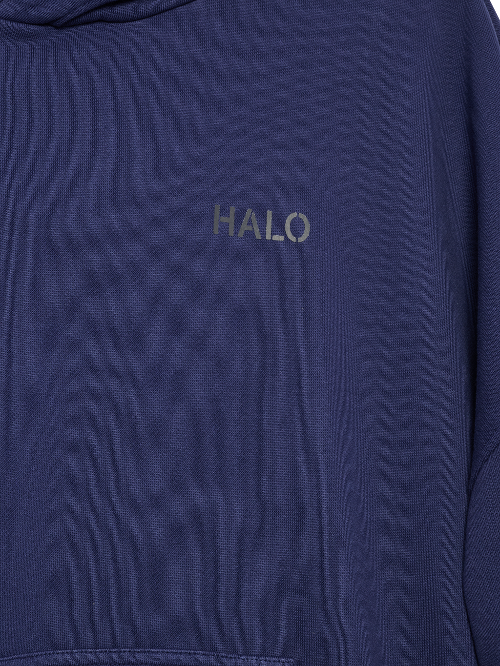 HALO DHOBI BOXY HOODIE