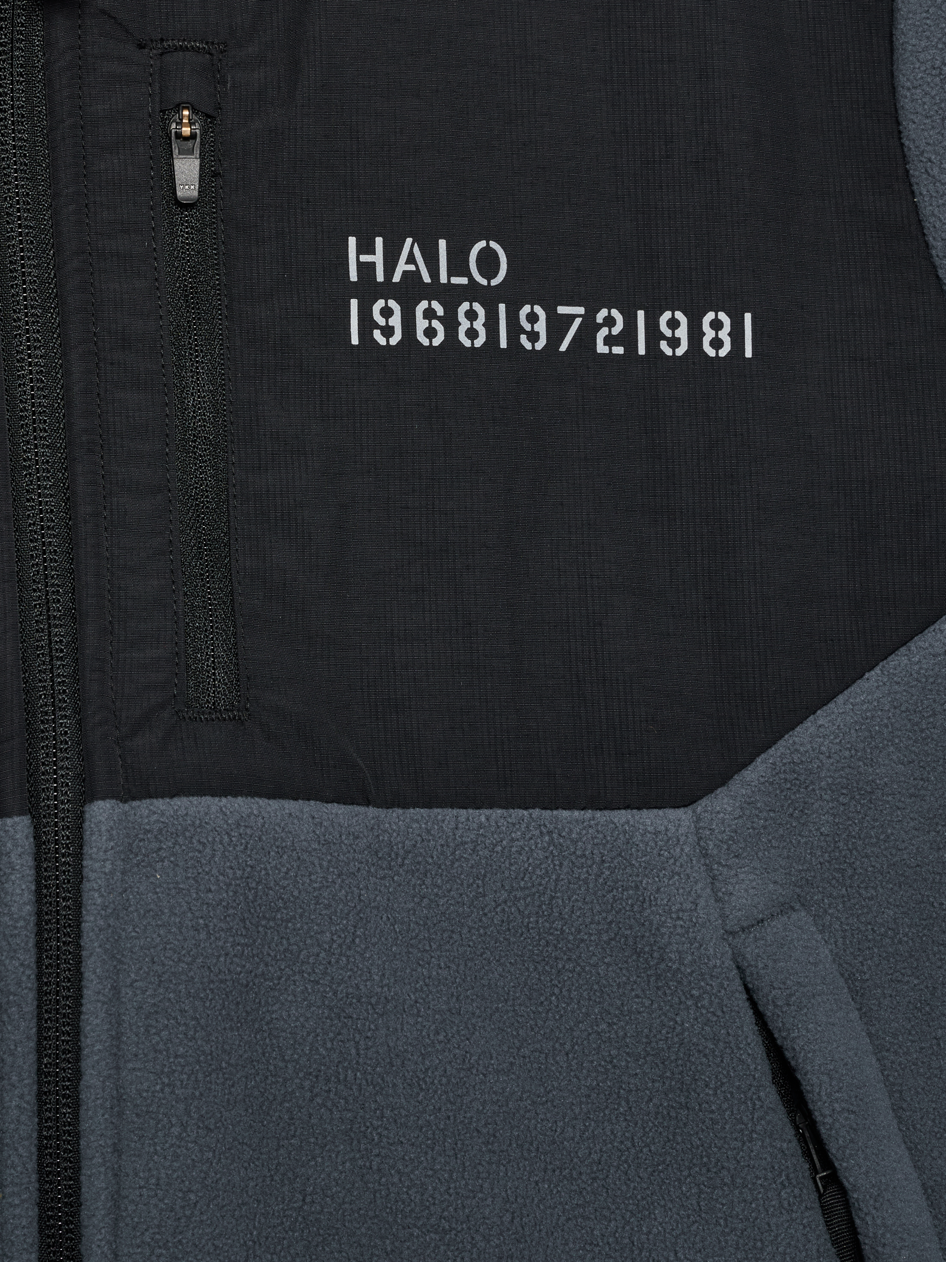 HALO BLOCKED ZIP FLEECE
