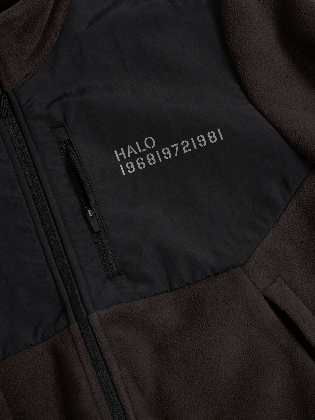 HALO BLOCKED ZIP FLEECE